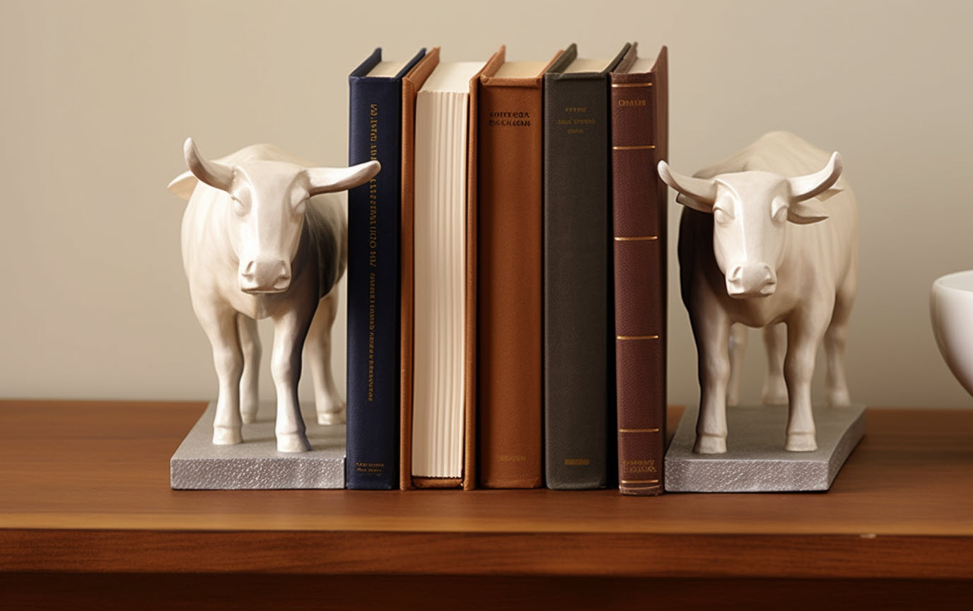 best cow bookends
