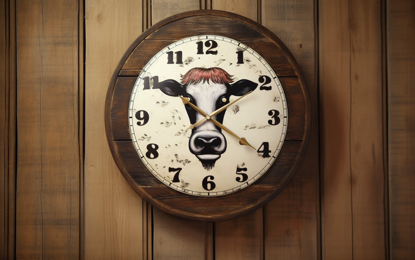 best cow clock
